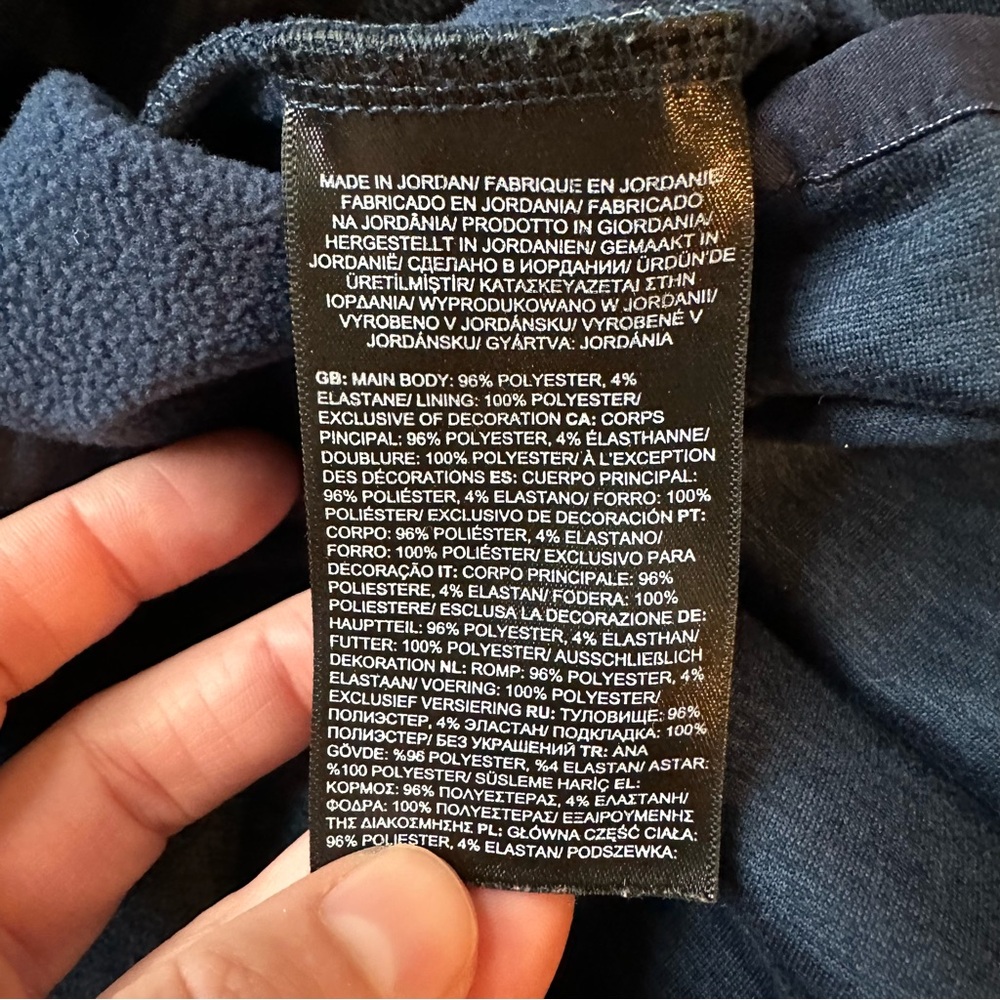 North Face Navy Blue Half Zip Pullover - Picture 4 of 4
